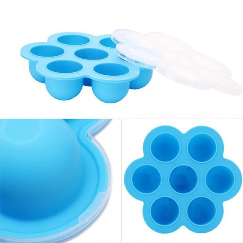 Silicone Egg Bite Mold Baby Food Storage Container Fruit Ice Cube Ice Cream Maker Kitchen Instant Pot Accessories Muffin 1pcs