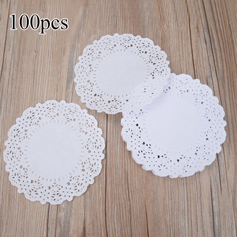 Ronde Olie-Absorberend Papier Handige Keuken Benodigdheden Accessoires Praktische Cake Bloem Snack Bodem Decoratief Papier: 4.5inch