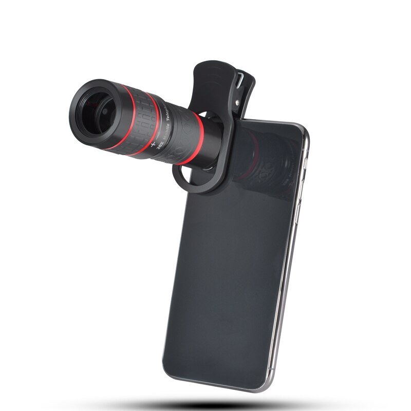 Neue 20X Zoomen Tele Kamera Objektiv 4K HD Monokulare Teleskop Telefon Kamera Objektiv für iPhone XS XR Samsung Universal- Clip Tele
