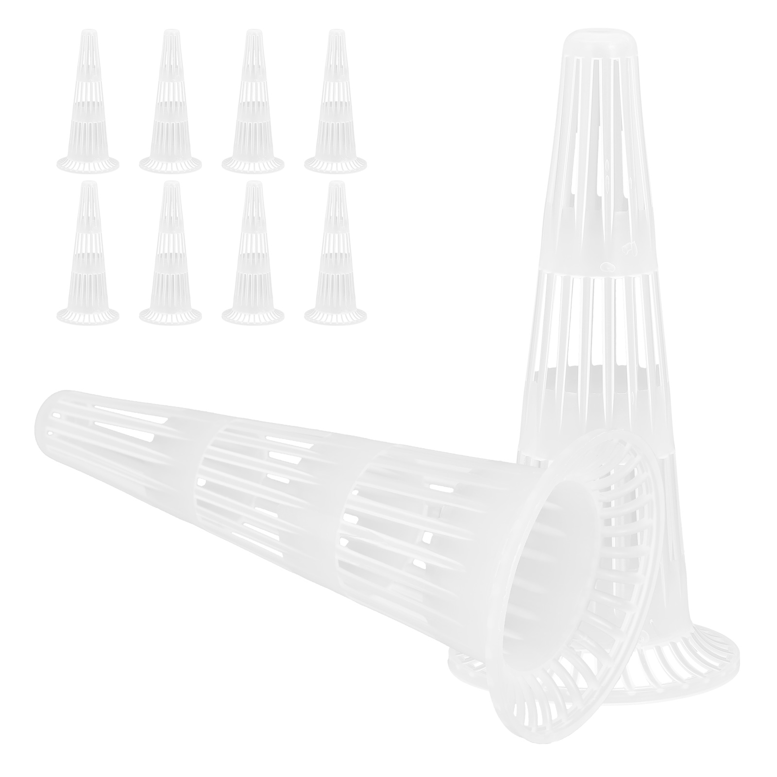 10 pezzi di copertura del filtro dell'acqua vaso di fiori tappetino di drenaggio terrario pianta Pp fioriere griglia pad: Blu