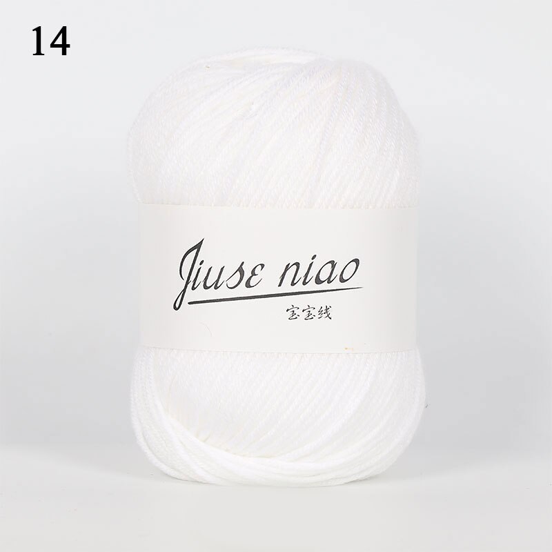 50g/ball Baby Worsted Wool Needlework Cotton Yarn Thread Skin Friendly Knitted Cashmere Yarn Crochet Yarn: 14