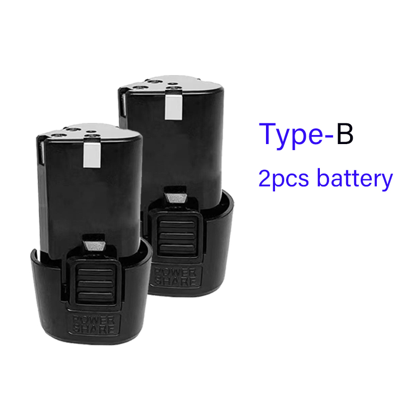 100% 12V 9800mAh Universele Oplaadbare Batterij voor Power Tools Elektrische Schroevendraaier Elektrische Boor Li-Ion Batterij: WHITE