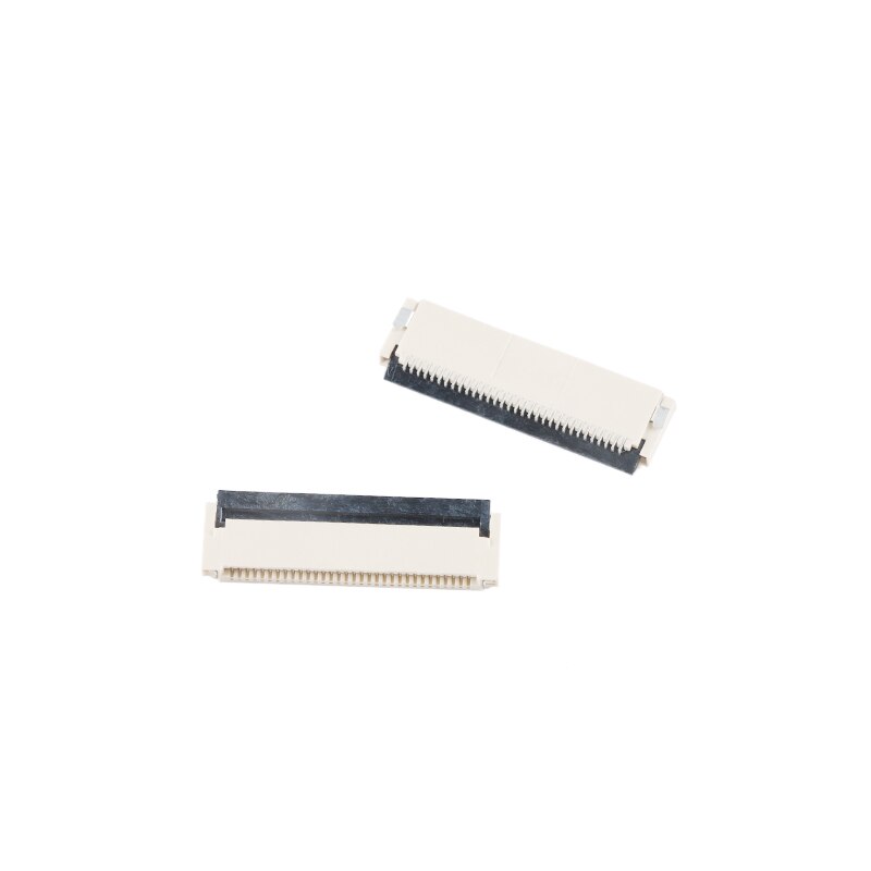 Conector FFC/FPC de 10 piezas, adaptador de Cable plano de 0,5 MM, 4/6/8/10/12/14/16-30/32/40/50/60 Pines, con tapa trasera, de inserción frontal