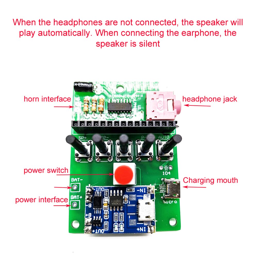 76-108MHz Radio set Automatically Adjust FM DIY Radio Set LCD Display Radio ith Power Amplifier Antenna Parts with Cover