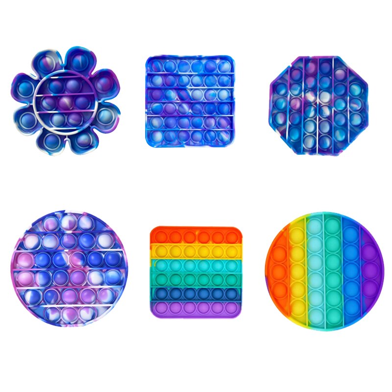 Hot Push Bubble Fidget giocattoli giocattolo Antistress per adulti Popit Antistress morbido Squishy regalo Antistress scatola Antistress speciale