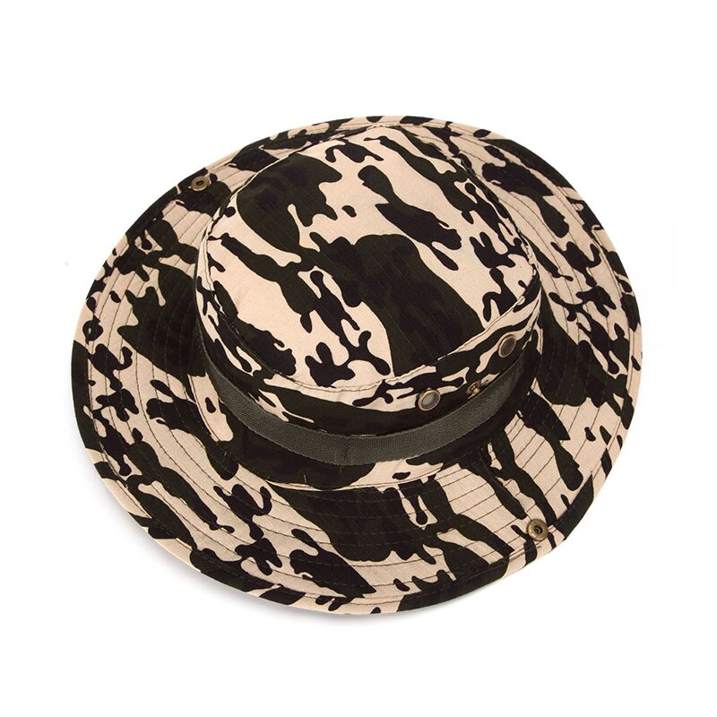 Unisex Sommar Strand Panama Fedora Hatt Randig Vikbar Solhatt Cowboy: 09