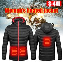Veste en coton pour femme, vêtement léger, chargeur Usb, résistant au froid, chauffant électrique, dissipe le froid, , lavable, contrôle de la température