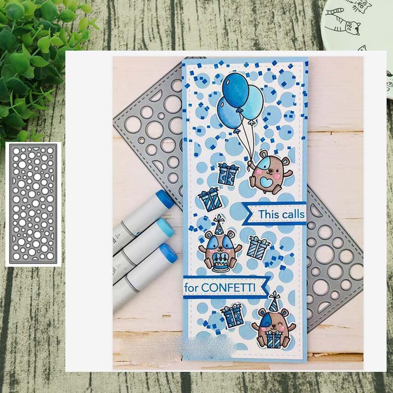 Koło taśmy tło metalowe wykrojniki stalowy szablon do scrapbookingu wytnij tłoczona kartka wzornik albumu