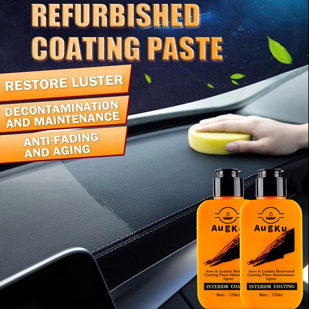 120ml Leather Repair Cream Automotive Interior Auto & Leather Renovated Coating Paste Maintenance Leather Refurbishing Cleaner
