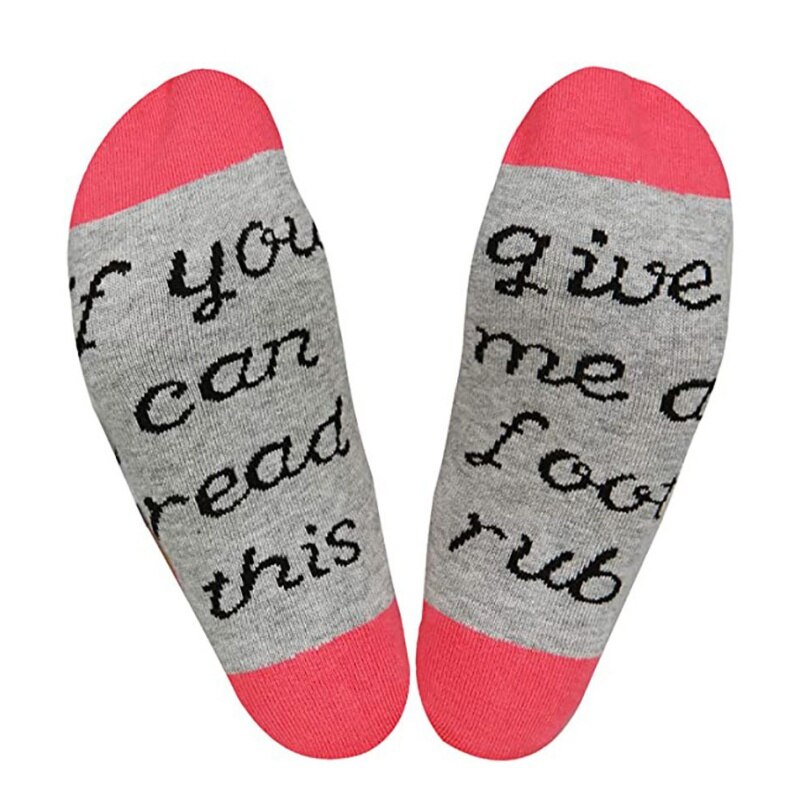 Grappige Sokken Als Je Kan Lezen Deze Sokken Herfst Lente Winter Halloween Kerstcadeau Sok: R