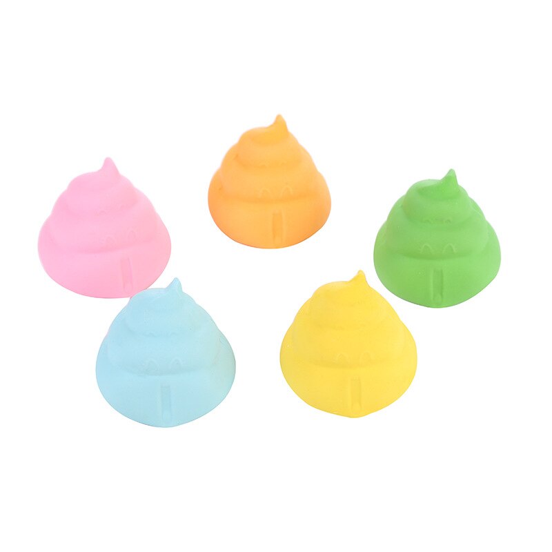 1pc Dog Chew Toy Sound Poop Latex Nibble Toy Funny Poop Shape Bite-resistant Molar Pet Supplies Teeth Clean Dog Toy Pet Supplies