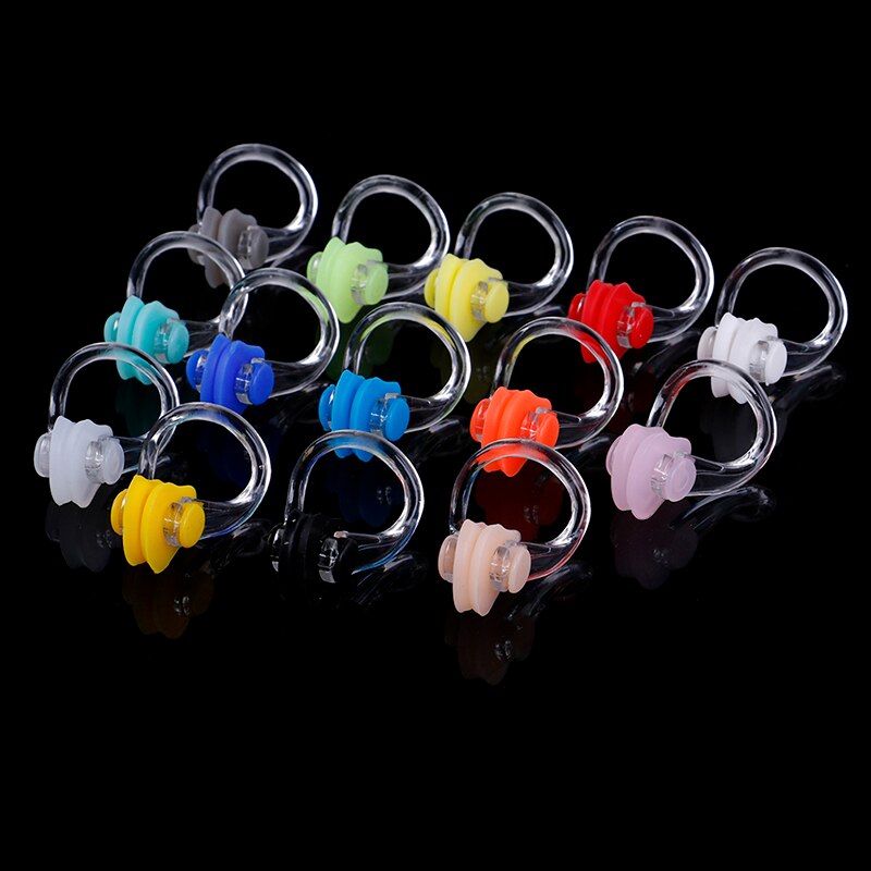 Reusable Soft Silicone Swimming Nose Clip Comfortable Diving Surfing Swim Nose Clips For Adults Children