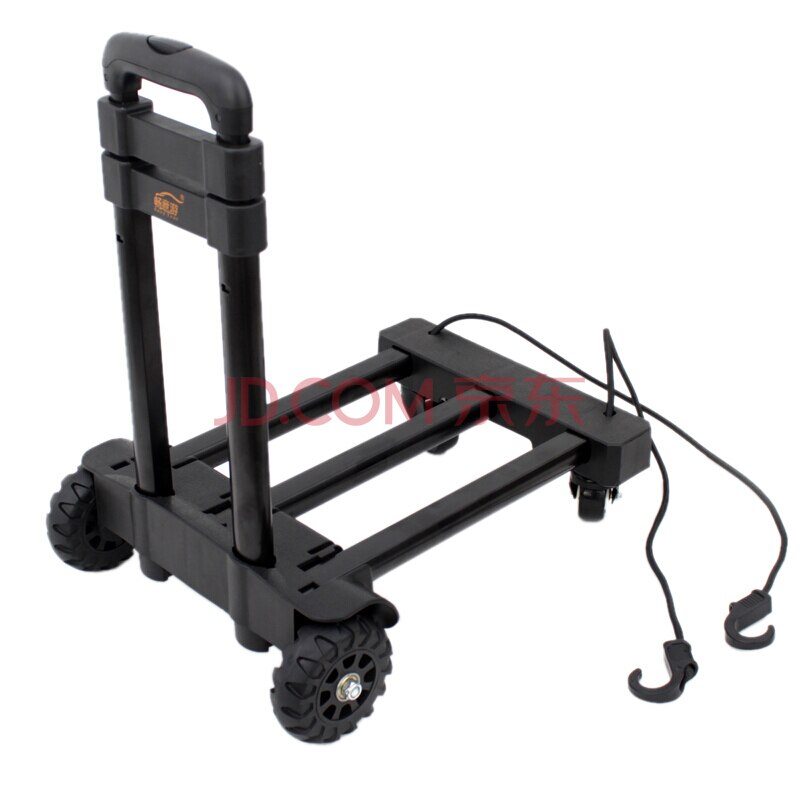 Portable Folding Hand Truck 360-degree Swivel Wheels Trolley Push Luggage Cart Foldable Dolly Equipment Carrier 120 Ibs Capacity