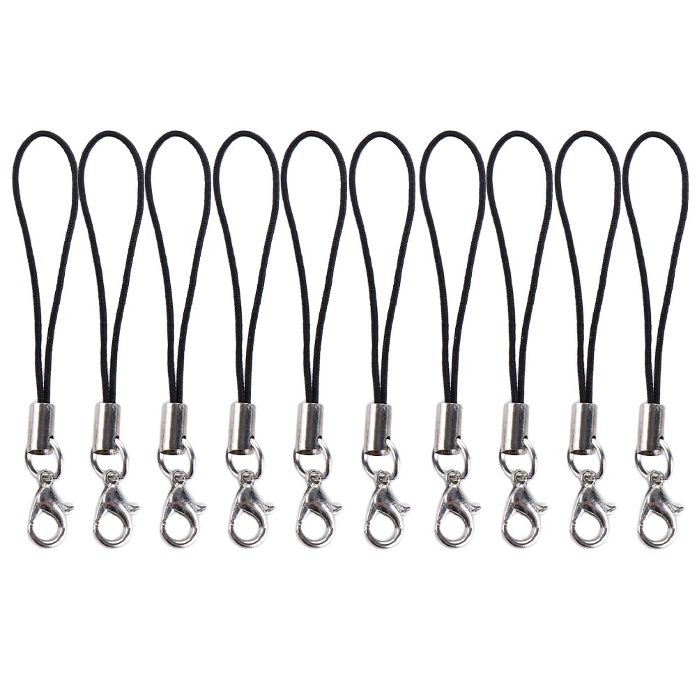 Phone Hanger Clips Bag Key Ring Keychains Hooks Phone Lanyard Lobster Clasp Rope Lanyard Lariat Cords Phone Lanyard String: Red / Pink