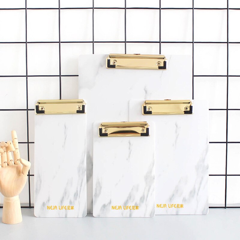 Marble A4/A5 size PP clipboard ranodm file Folder stationary board hard board Writing plate clip report office supplies JB01