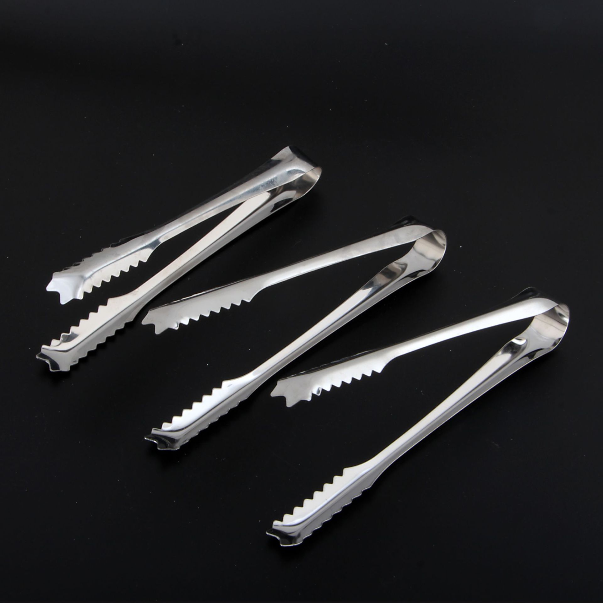 Herramienta de cocina de acero inoxidable, pinzas para barbacoa, , Bar, Clip para pan, comida, pinza para hielo, accesorios de cocina, 1 ud.