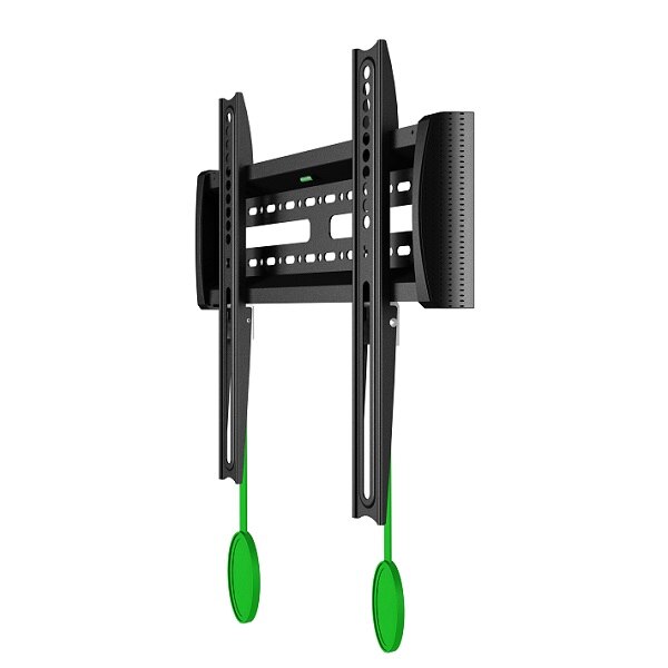 Rack de tv fixo universal, com painel plano, 32 polegadas a 47 polegadas, montagem na parede, com dispositivo de bloqueio e desbloqueio