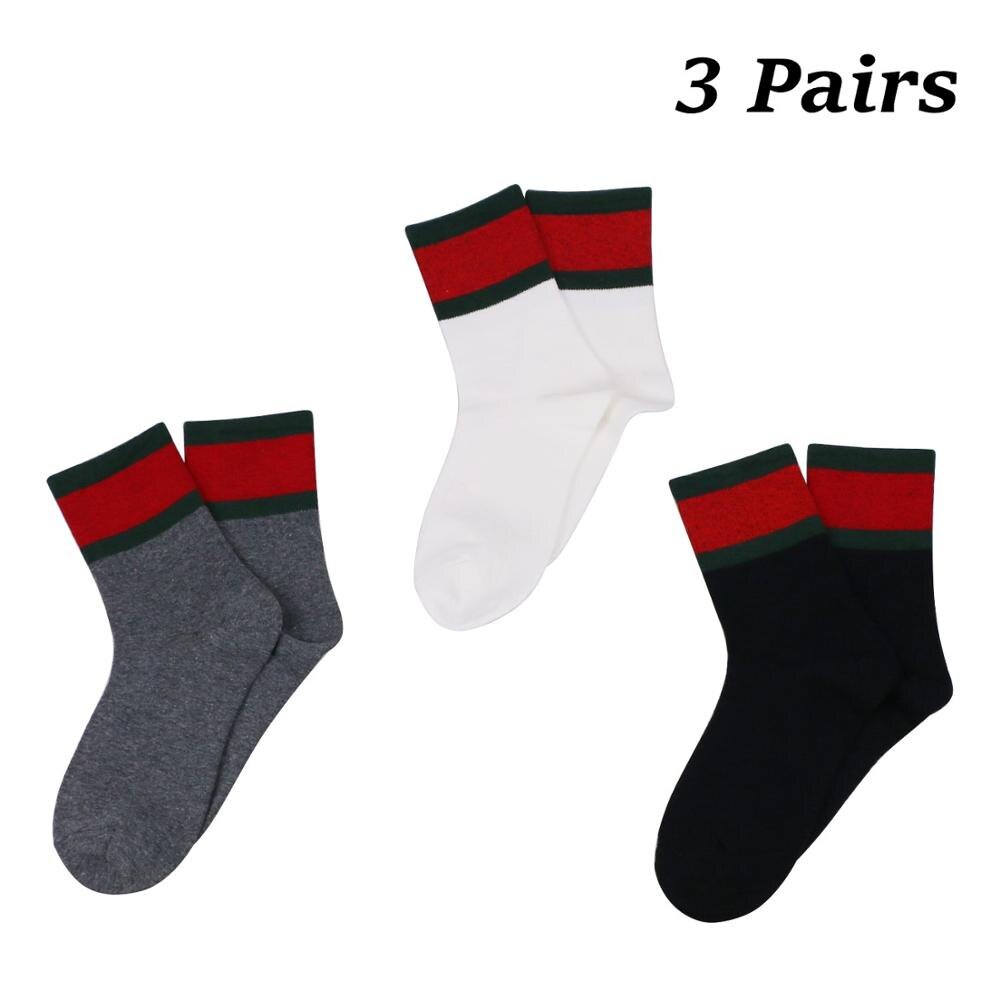 Gestreiften Baumwolle Socken Frauen Mädchen lässig Bequeme Socken Weibliche Kurze Socken 6 teile/los mischen Stil oben Socken einstellen: 03