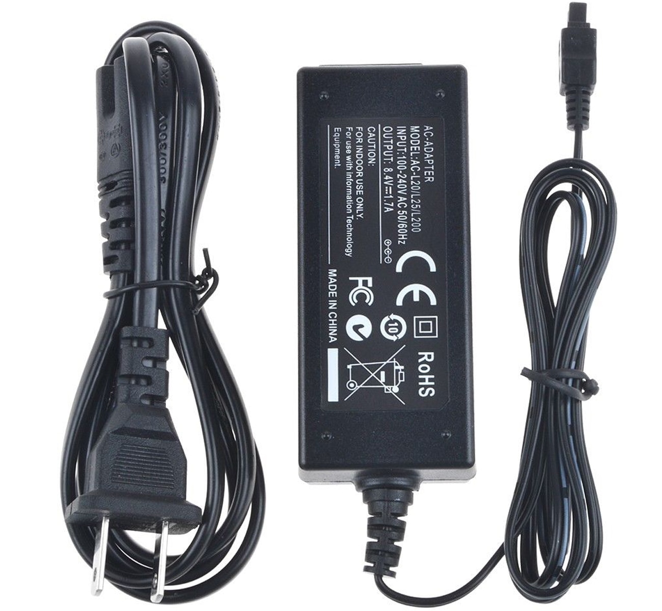 AC Power Adapter Charger for Sony HDR-PJ200, HDR-PJ210, HDR-PJ220, HDR-PJ230,HDR-PJ260V,HDR-PJ420V,HDR-PJ430V Handycam Camcorder