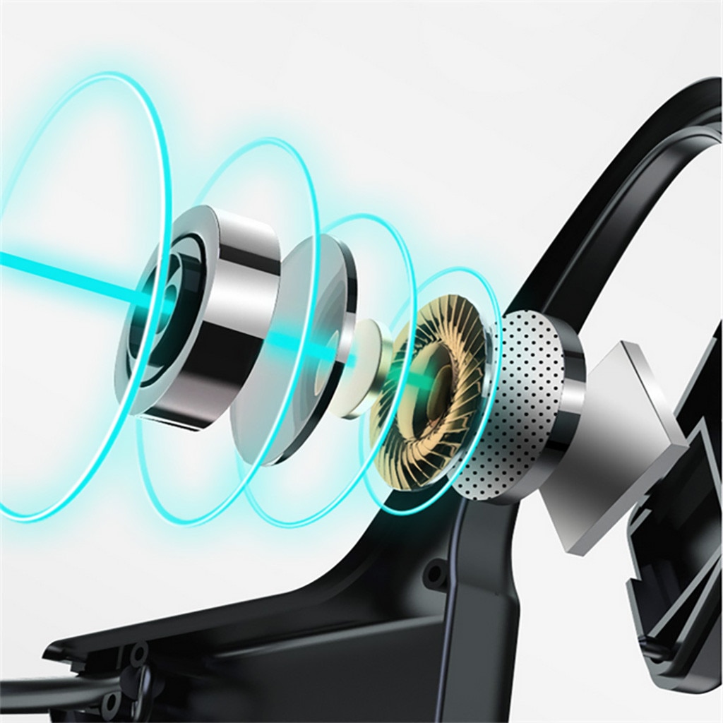 5.0 Wireless Bluetooth Bone Conduction Headset Sports Stereo Headphones Handsfree Sports stereo Earphones sports headphones
