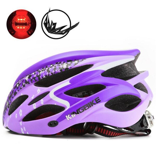 Women/Men Bicycle Helmet, Lightweight MTB Road Bike Cycling Helmet, Anti-vibration Sunscreen Ridding Safety Helmets: Purple