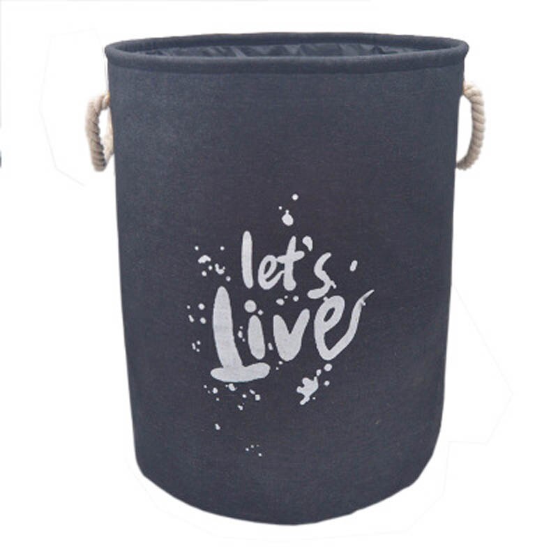 Opbergtas in scandinavische stijl, wasmand, groot formaat, speelgoedorganizer, emmer voor vuile was, vuilnisbak, wasmand, huishoudton: C4