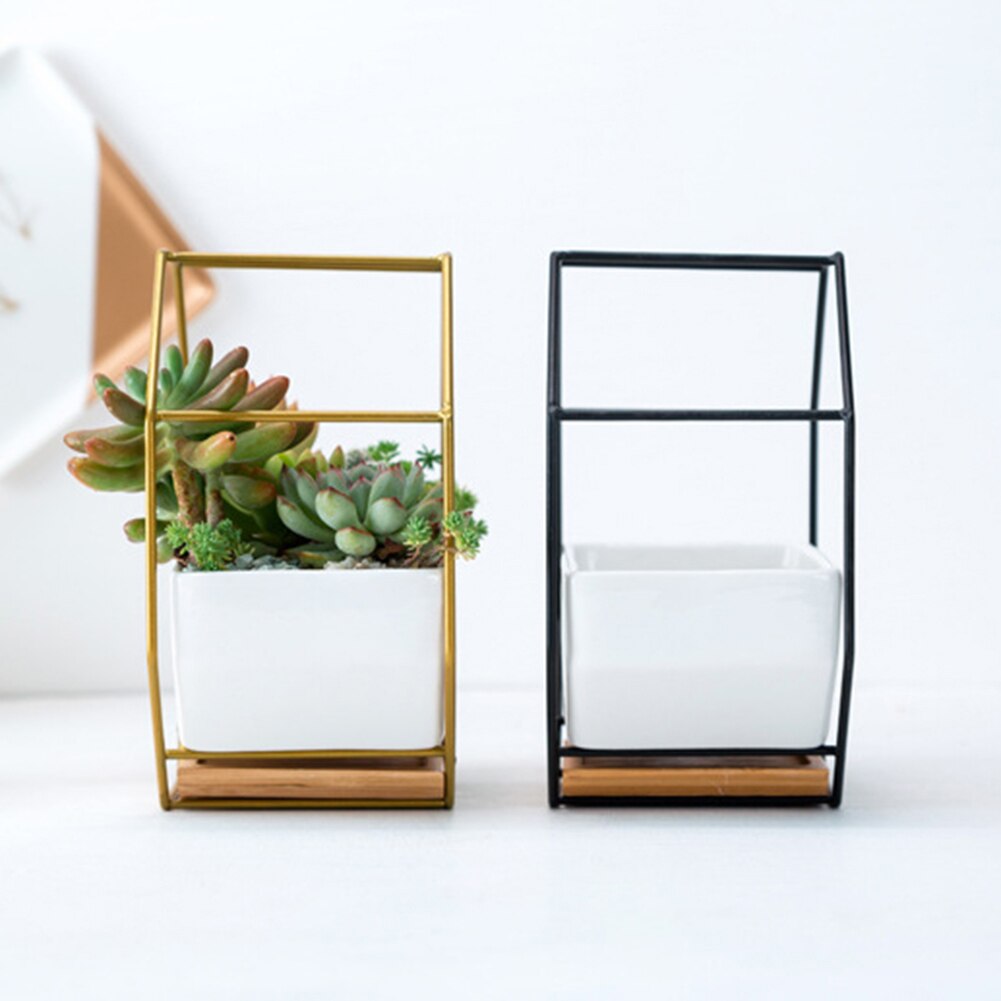 Achthoek Muur Opknoping Vetplant Bloempot Tafel Keramische Schotel Vaas Decor Een Bloempot Plant/Bloempot Planter tuin Groot