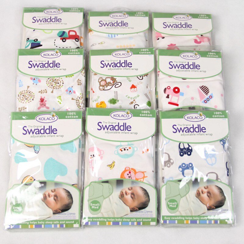 Babies Sleeping Bags Newborn Baby Cocoon Swaddle Wrap Envelope Cotton 0-3 Months Baby Blanket Swaddling Wrap Sleepsack