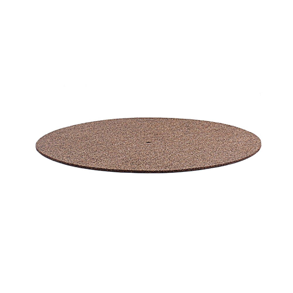 30cm Cork Rubber Turntable Platter Mat Anti-Static Vinyl Record Players Slipmat Lightweight Portable Music Element