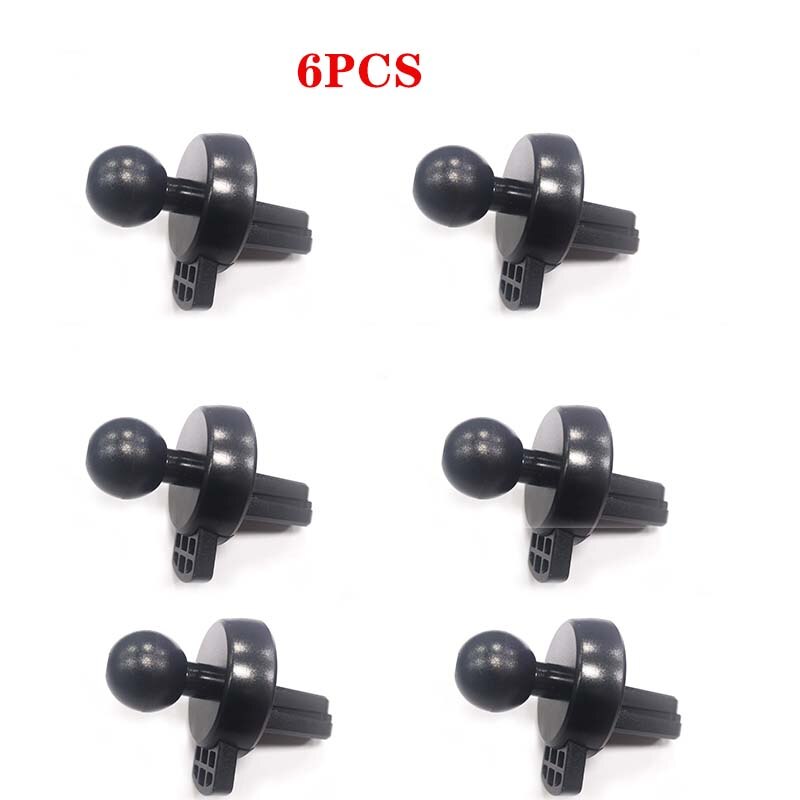 6pcs/lot Universal Car Air Outlet Clip Car Air Conditioner Air Outlet Fixing Mount Holder BaseMobile Phone Bracket Accessories: 6PCS CLIP-17