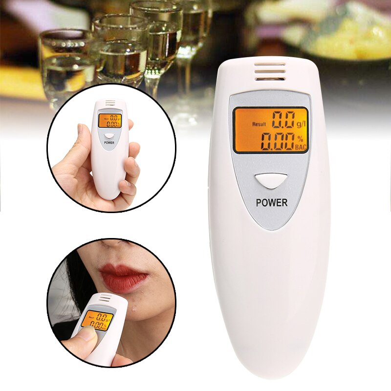1Pc Hoge Nauwkeurigheid Adem Alcohol Tester Draagbare Lcd Digitale Blaastest Detector Analyzer Voor Auto-elektronica