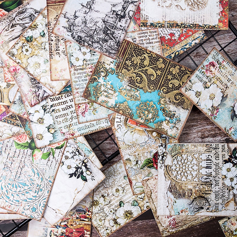 31 unids/pack diario Vintage flor Palacio etiqueta engomada DIY Scrapbooking álbum diario planificador pegatinas