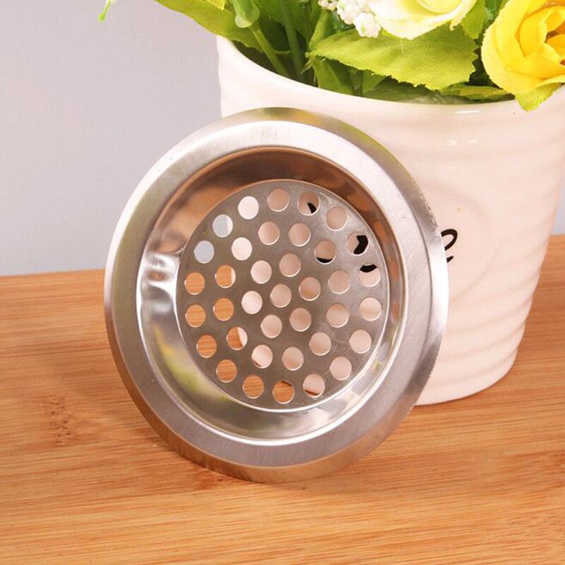 Douche haar zeef Metalen Aanrecht Filter Riool Afvoer Douche Drain Haar Colanders Zeef Filter Badkamer Afvoerputje