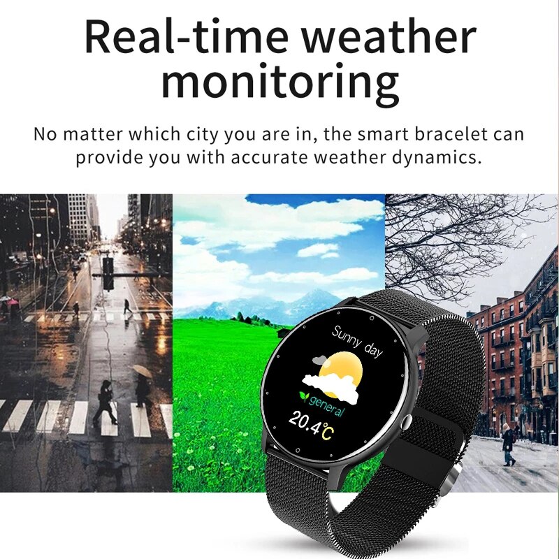 Xiaomi – montre connectée pour hommes et femmes, écran tactile, moniteur d&#39;activité physique, étanche, Bluetooth, appel, pour Android Ios