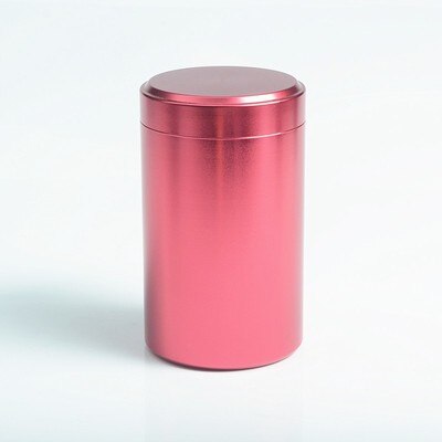 Mini latas de té portátiles de acero inoxidable, contenedor de almacenamiento de Metal de titanio, sellos, tanque de viaje, 5,2x9cm: Marfíl
