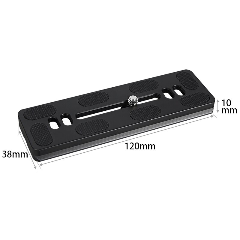 Statyw kamery płyta szybkiego uwalniania z 1/4 gwint aparat płyta montażowa nadaje się do lustrzanka arca Swiss z głowicą kulową statyw: pu120x38mm