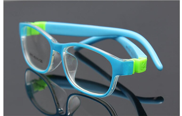Montura de gafas para niños y niñas, montura óptica sólida, suave y Flexible, graduadas, a la: C6