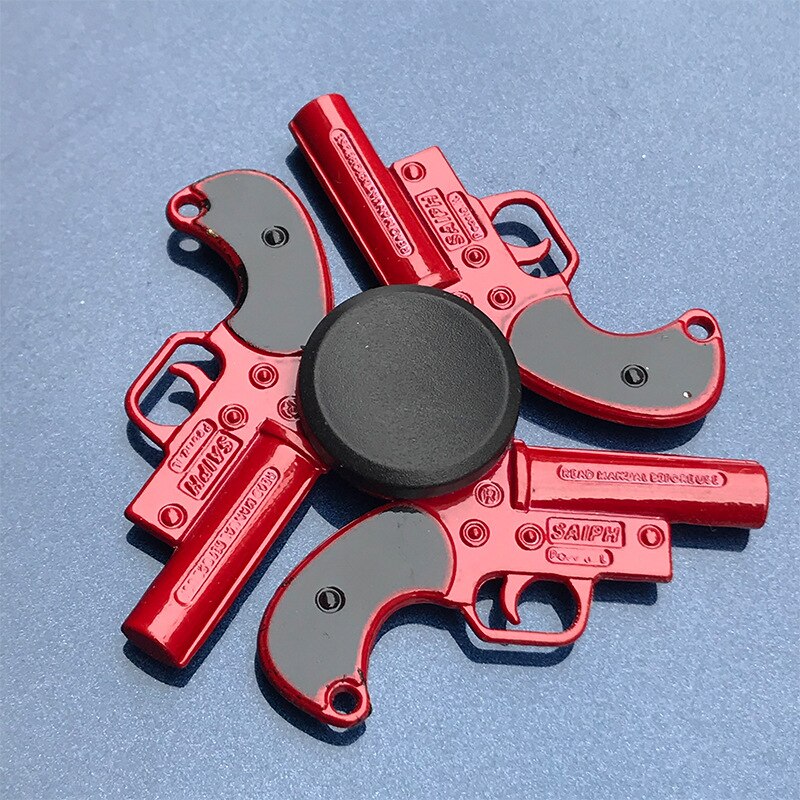 Zink-legierung Fidget Spinner Metall Tri Zappeln Hand Spinner Finger Fokus Spielzeug Glatte Galvanisieren Hybrid Lager Spielzeug Für Kinder: 8