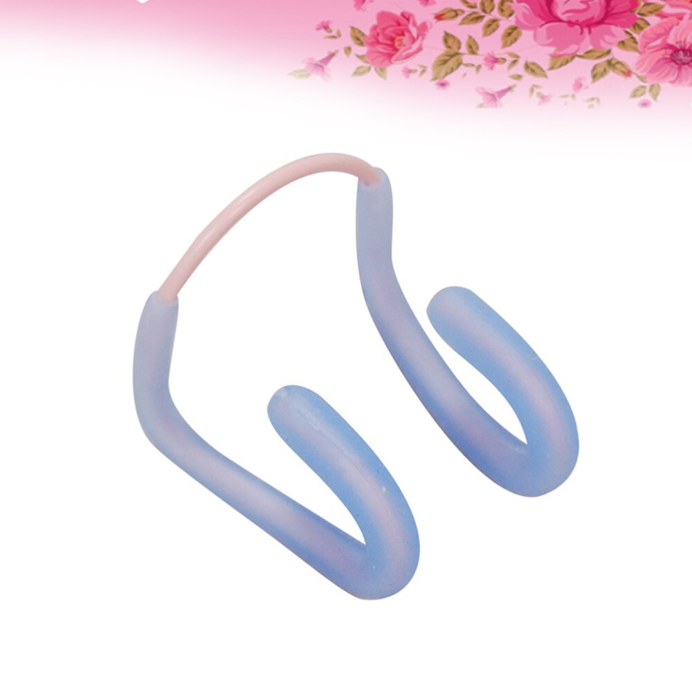 1PCS Swimming Nose Clip Anti-slip Wire and Silicone Anti-smashing Water Comfortable Swim Nose Clip for Summer Beach: Default Title