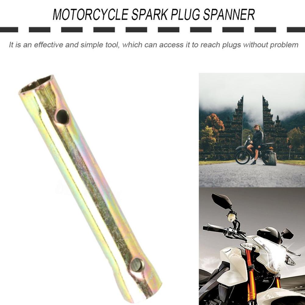Motorcycle Spark Plug Spanner Double End Spanner Wrench Hex Socket Tool 16mm 18mm Motorcycle Accessories Repair Hand Tools
