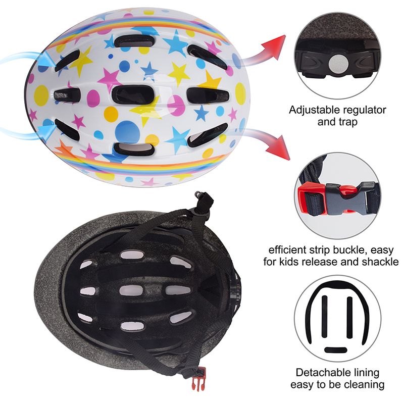 Casco de bicicleta de equilibrio ultraligero Skybulls casco de ciclismo integrado moldeado para niños patinaje para deportes al aire libre equipo de seguridad