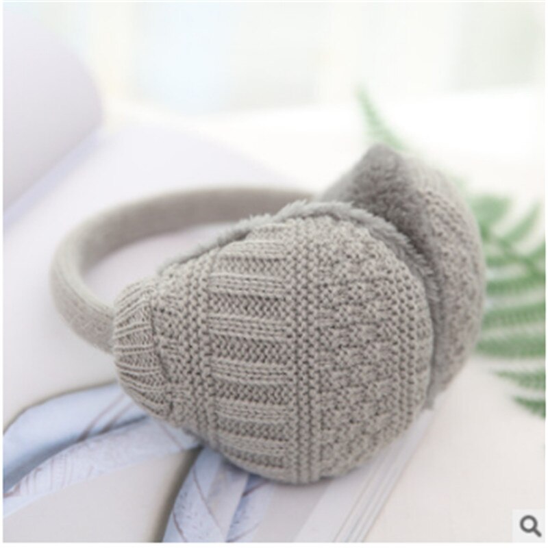 Ear Muffs Winter Ear warmers Knitted Fleece Earwarmer Mens Womens the Head Band: Grijs