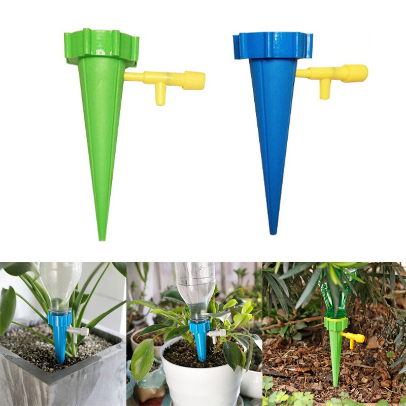 6/12/30PCS Auto Drip Irrigation Watering System Indoor Garden Adjustable Automatic Irrigation Watering Spike for Plants Flower