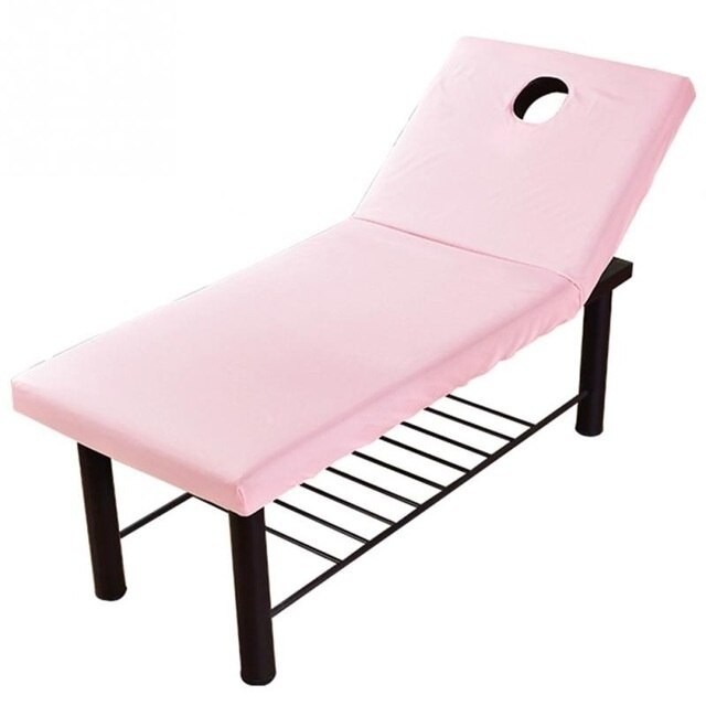 Universel massage sengetækslet solid sofa forreste hul elastisk allround wrap wrap: Lyserød