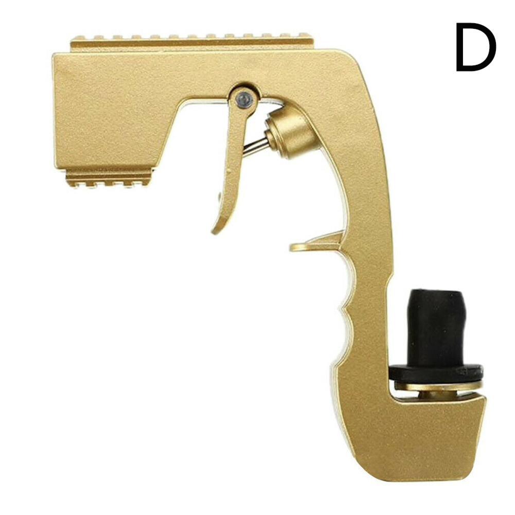 Zink-legierung Champagner Spritzgerät Pistole Spender Bahre für Hochzeit Party Küche Schampus Blaster Champagner Wein Stopfen: D