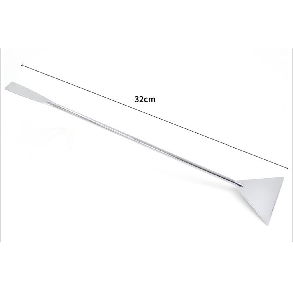 Akvarium akvarium växtsubstrat spatel aquascaping kit 32cm silver