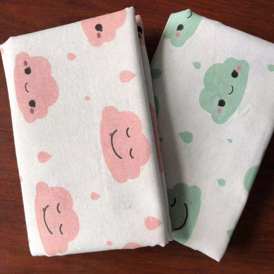 150 * 100 cm cotton and linen cloth curtain cloth ins wind hang cloth sofa background grid antependium floral fabric