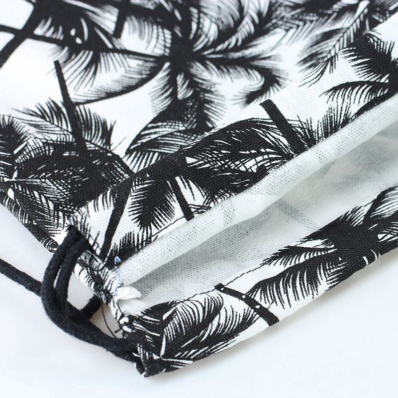 Impressão drawstring mochila sacos de ombro saco de ginásio