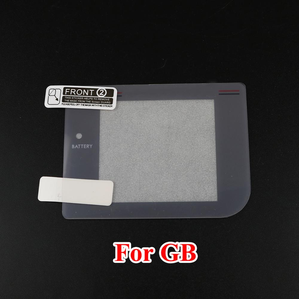 YuXi LCD Screen Protector Beschermende Film voor Gameboy Kleur voor GBA GBA SP GBC GB GBP voor GBM Plastic Clear beschermende Film