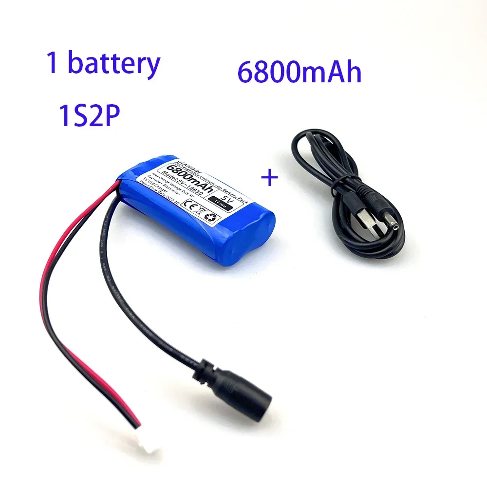 5V 18650 Lithium Battery 1s2p 1s3p 1s4p for Microcontroller LED Outdoor Light Bluetooth Speaker Audio Backup Power Supply: WHITE